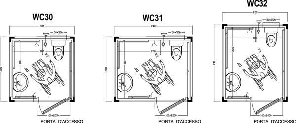 Wc Prefabbricati Per Disabili Servizi Igienici Per Disabili